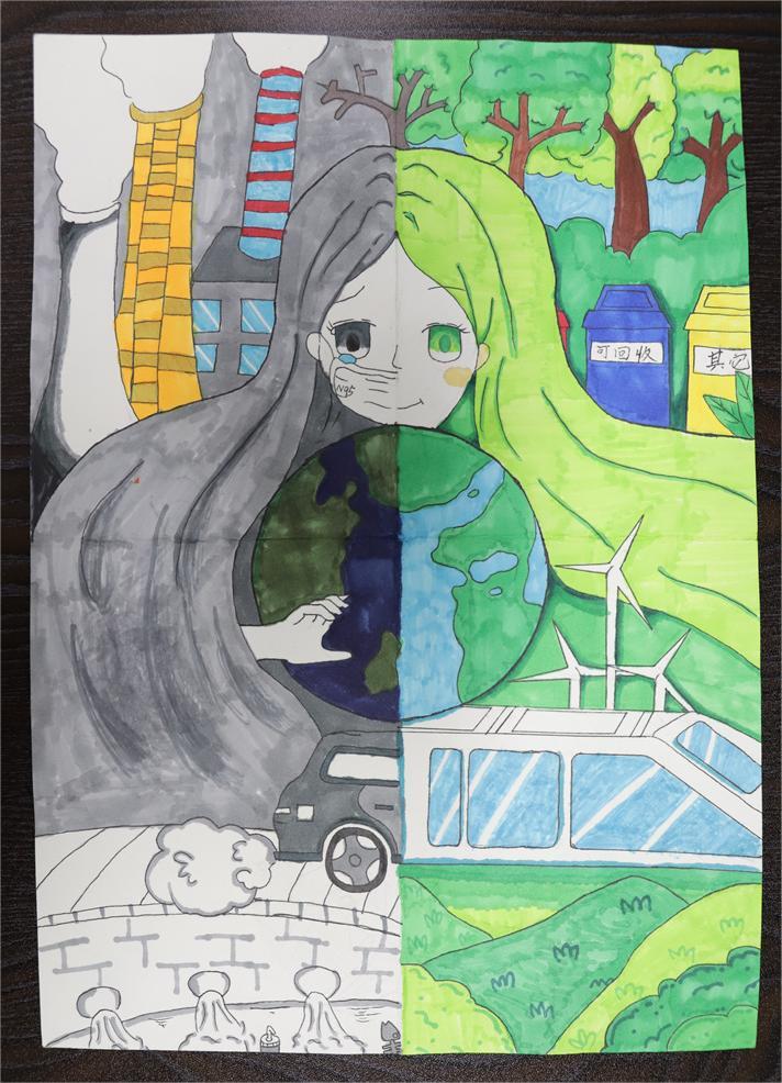 《保護(hù)氣候，人人有責(zé)》林鈴涵 11歲